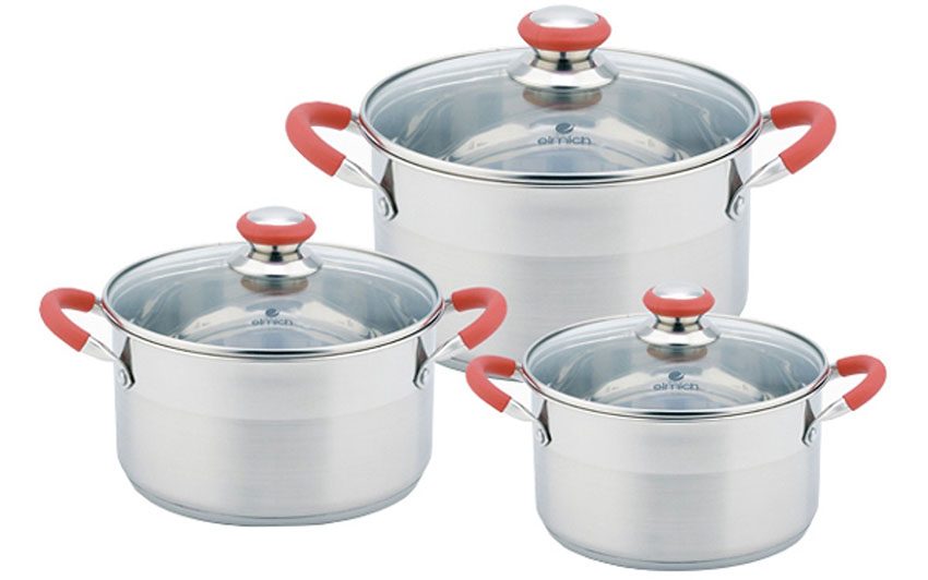 Bộ 3 nồi Inox Elmich EL3336 - Hàng chính hãng