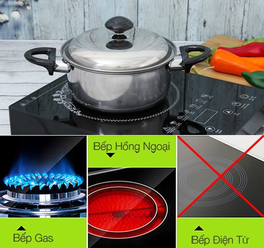 Bộ 3 nồi inox Sunhouse SH113 - Hàng chính hãng