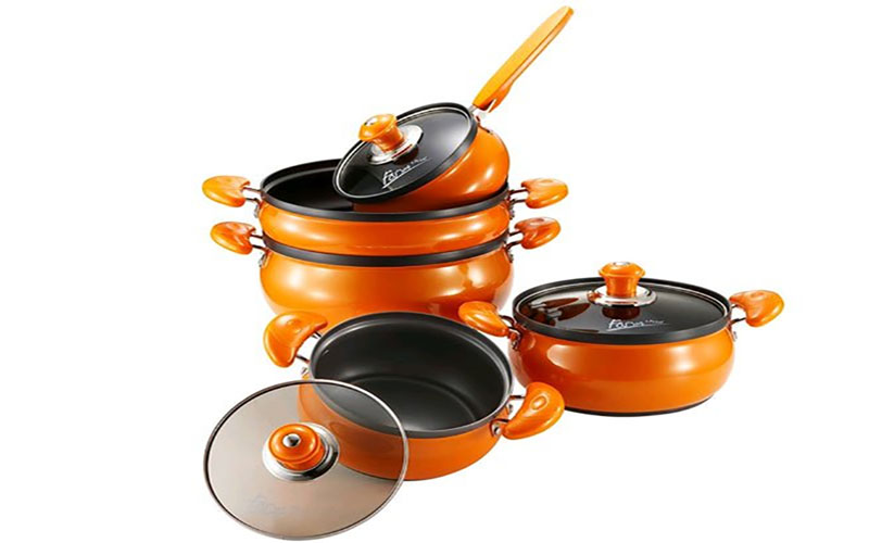 Bộ 5 nồi nhôm chống dính PoongNyun FAP(P) - Hàng chính hãng