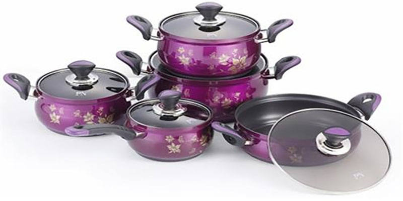 Bộ 5 nồi nhôm chống dính PoongNyun FAPV(V) - Hàng chính hãng