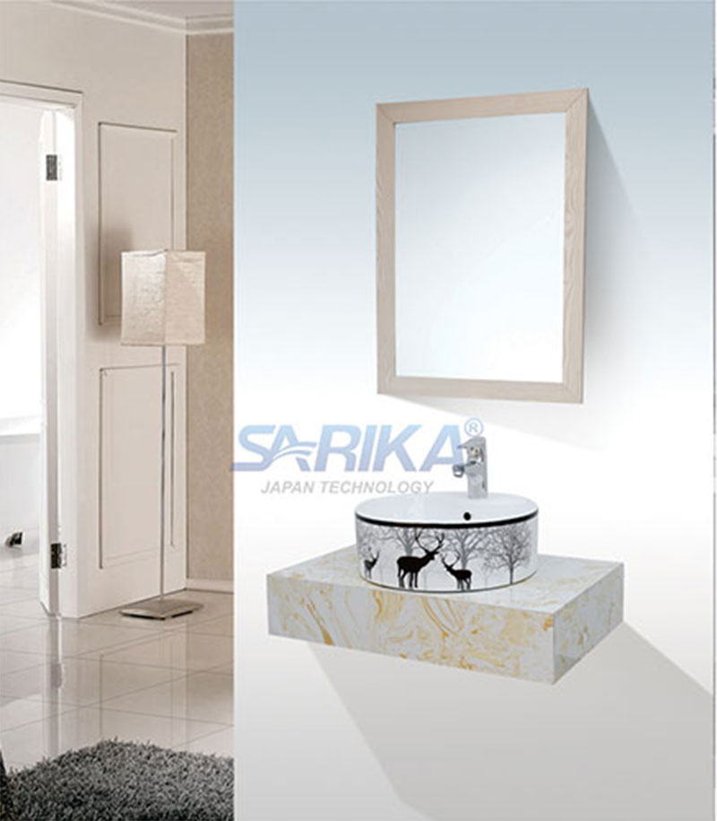 Bộ lavabo bàn đá Sarika BĐ-SR-05 - Hàng chính hãng