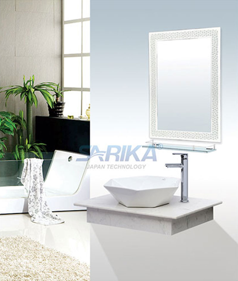 Bộ lavabo bàn đá Sarika BĐ-SR-06 - Hàng chính hãng