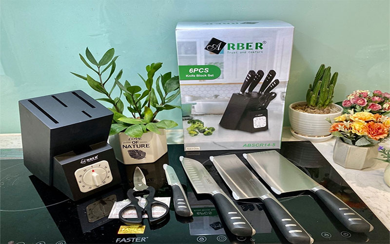 Bộ dao 5 món Arber ABSCR14-5 - Hàng chính hãng