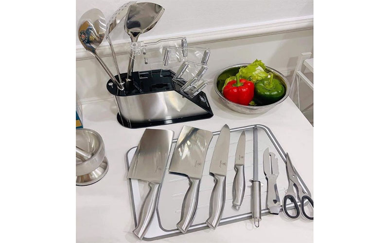 Bộ dao nhà bếp 11 món Kaisa Villa KV-9904 - Hàng chính hãng