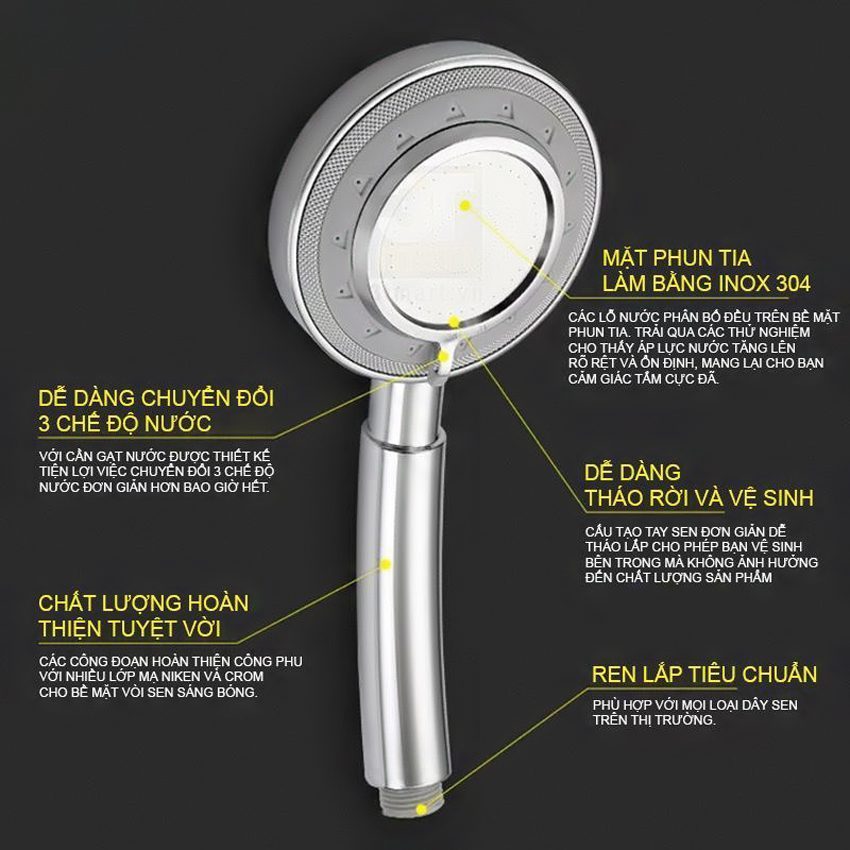 Bộ dây - tay sen tắm TS-05