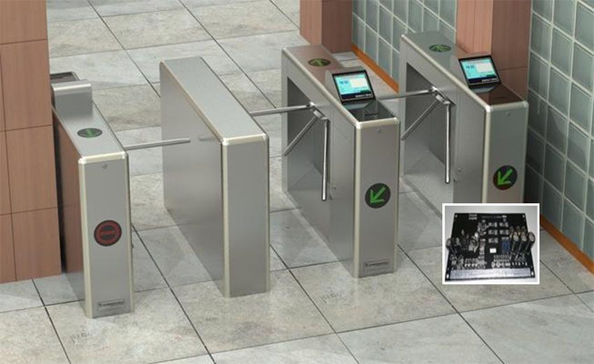 Bộ điểu khiển cổng xoay ZKTeco TSA03 - Hàng chính hãng