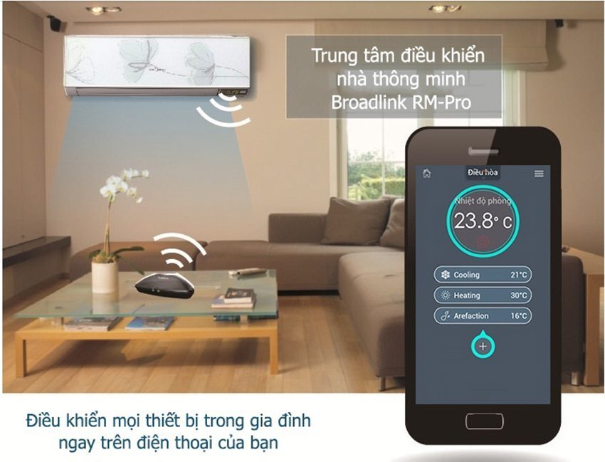 Bộ điều khiển trung tâm Broadlink RM-PRO+ - Hàng chính hãng