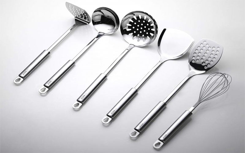 Bộ dụng cụ inox 6 món Arber Happy AB06HP - Hàng chính hãng