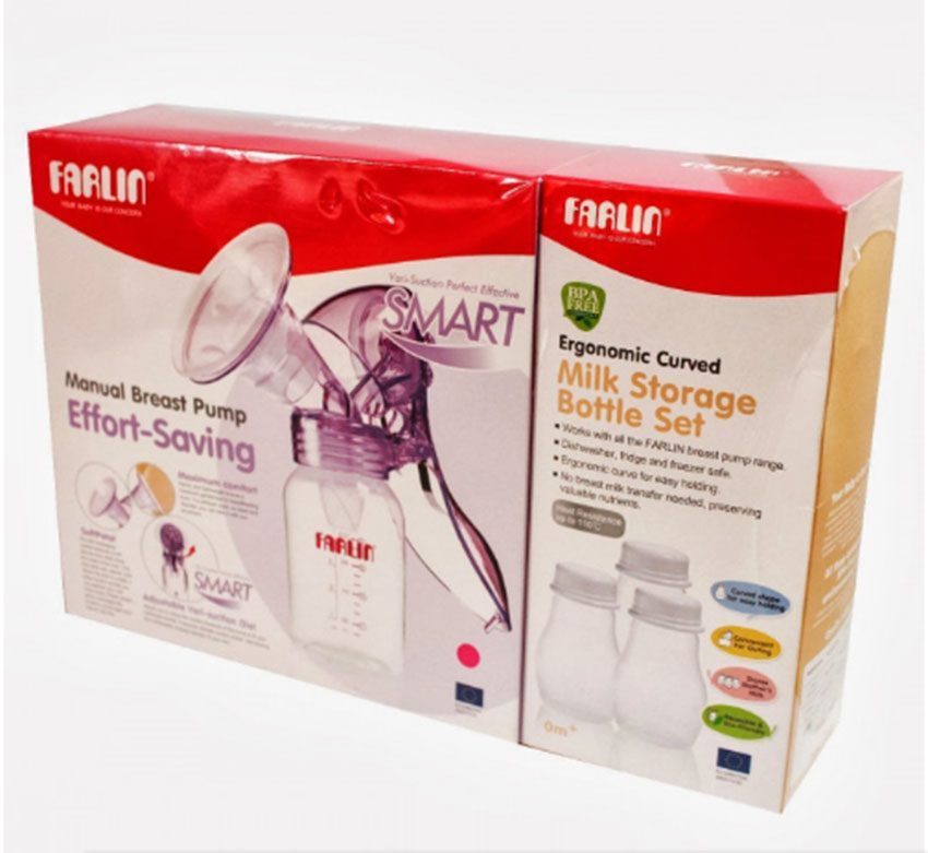 Bộ hút sữa vô trùng bằng tay Farlin BF640A - Hàng chính hãng