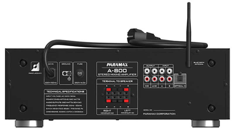 Điều khiển của Bộ karaoke và nghe nhạc Paramax CBZ-1000