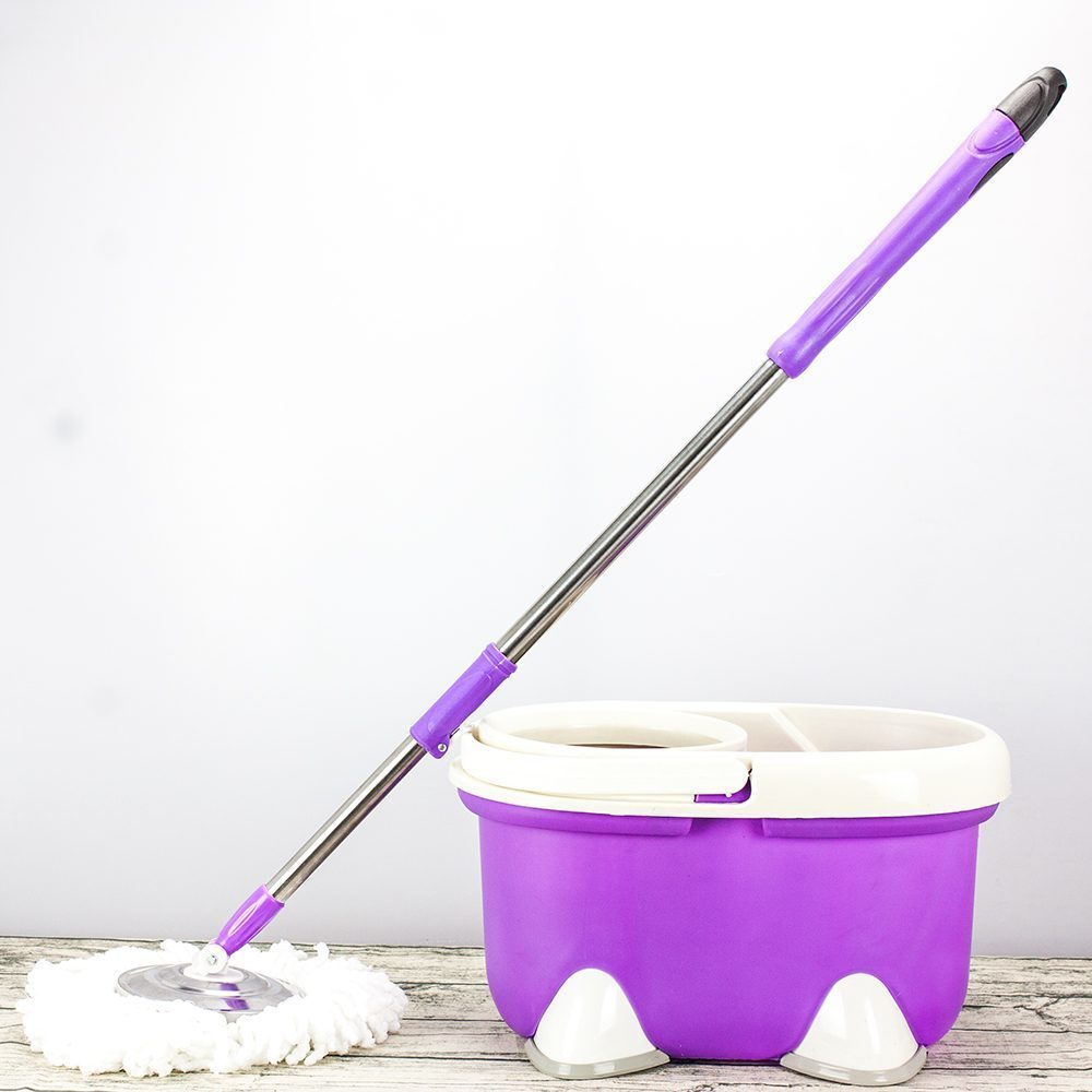 Bộ lau sàn 360 độ Fujishi Mop Smart 360 (Lồng inox) - Hàng chính hãng