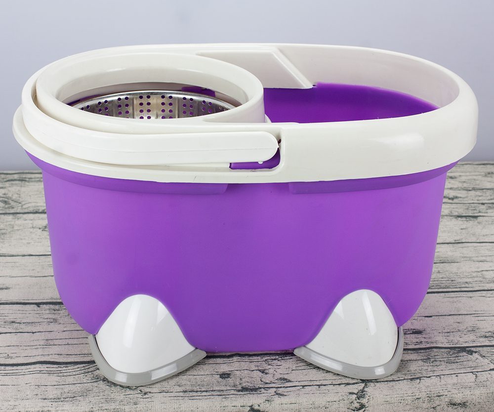 Bộ lau sàn 360 độ Fujishi Mop Smart 360 (Lồng inox) - Hàng chính hãng
