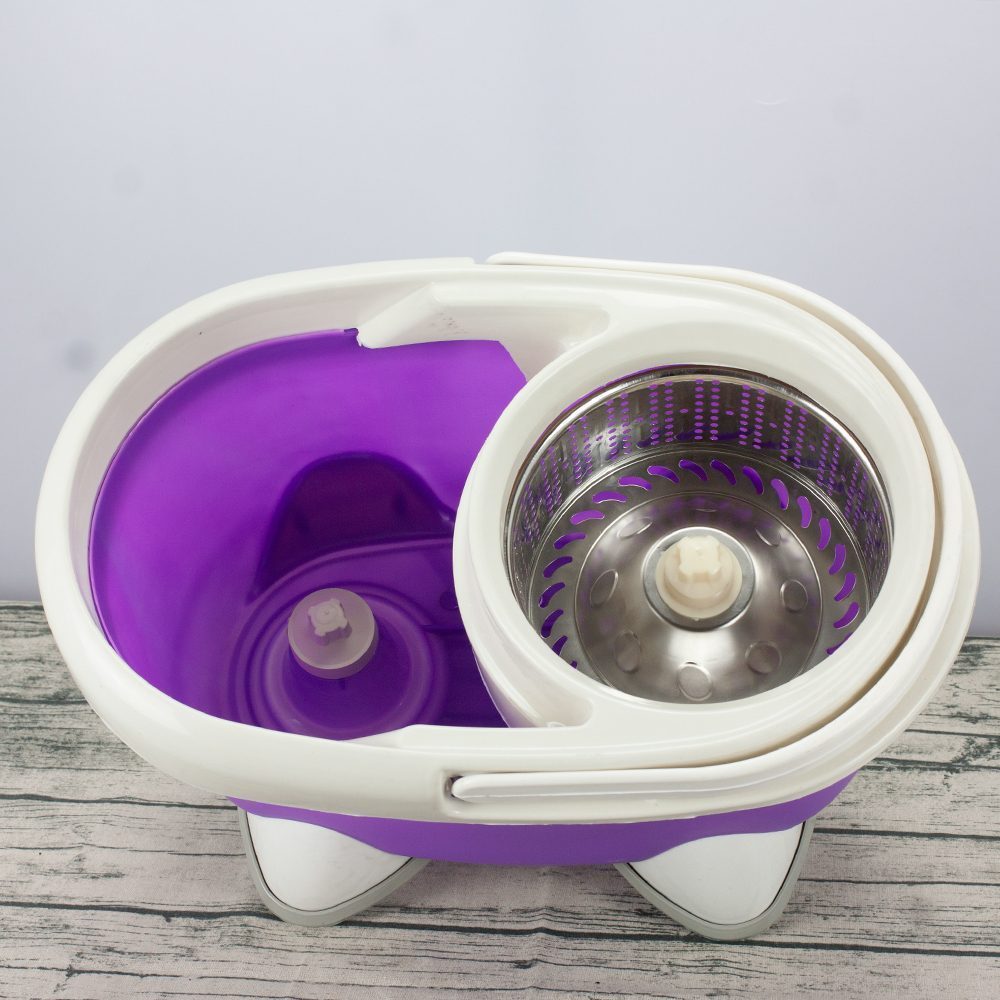 Bộ lau sàn 360 độ Fujishi Mop Smart 360 (Lồng inox) - Hàng chính hãng