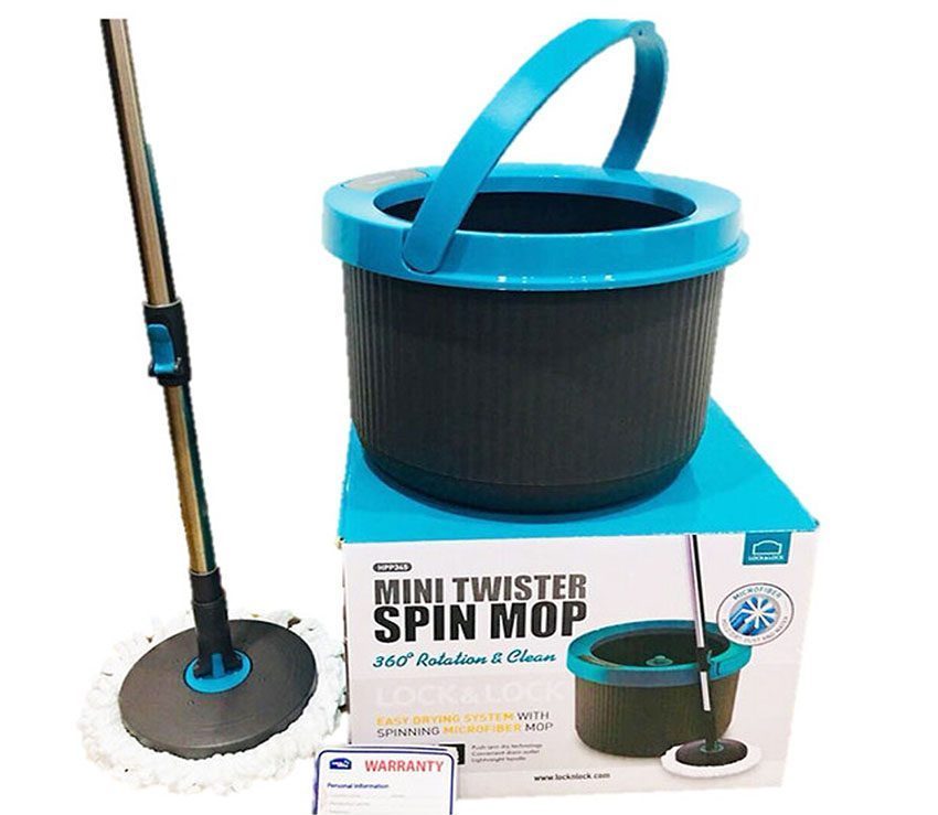 Bộ lau nhà Lock & Lock Mini Twister Spin Mop HPP345 - Hàng chính hãng