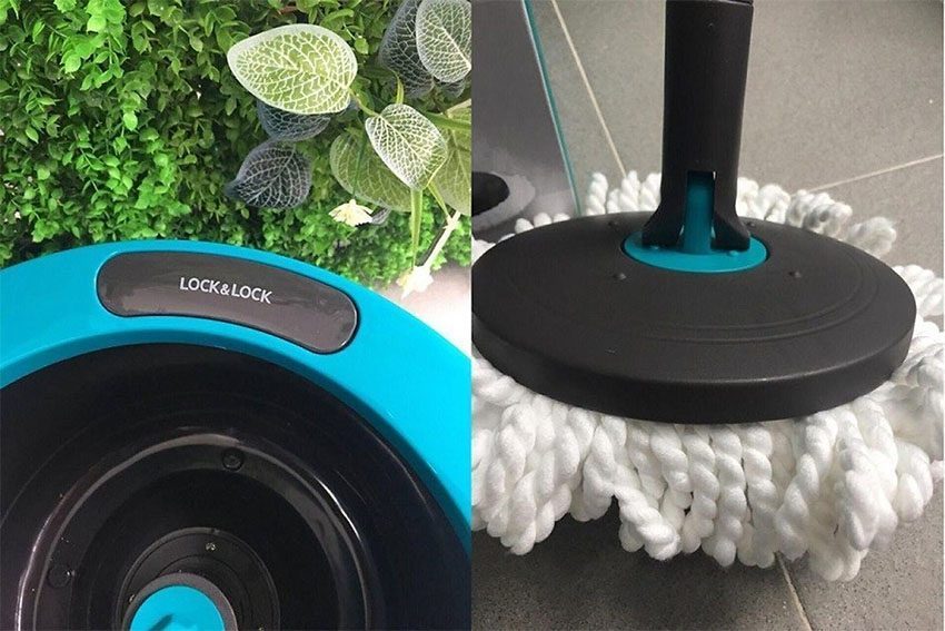 Bộ lau nhà Lock & Lock Mini Twister Spin Mop HPP345 - Hàng chính hãng