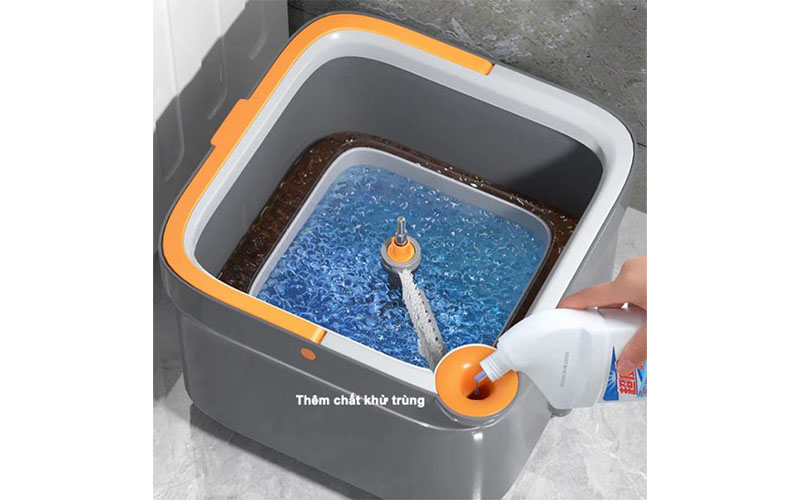 Bộ lau nhà tự vắt 2 ngăn Zolele M16 - Hàng chính hãng