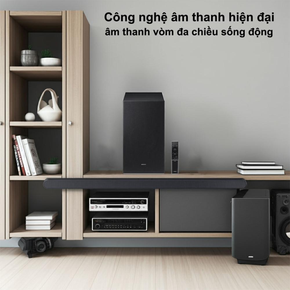 Bộ loa thanh Samsung 3.1 kênh HW-S700D/XV 250W - Hàng chính hãng