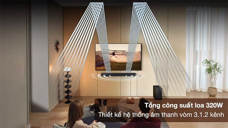 Công suất của Bộ loa thanh Samsung HW-Q700C/XV