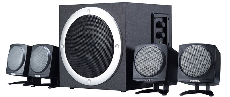 Bộ loa trầm Microlab 4.1 TMN3 - Hàng chính hãng
