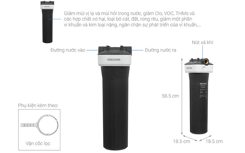 Bộ lọc nước đầu nguồn Stiebel Eltron Stiebel House ACB-2 - Hàng chính hãng