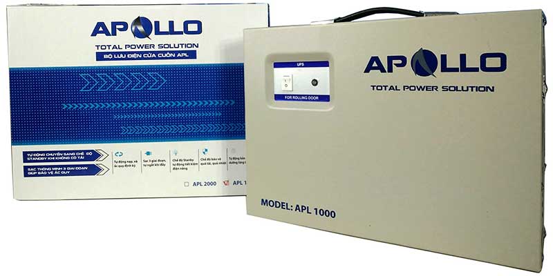 Bộ lưu điện cửa cuốn Apollo APL1000 - Hàng chính hãng