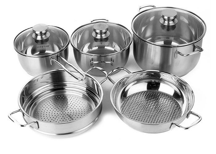 Bộ nồi 5 cái 3 đáy FiveStar FS08CG1