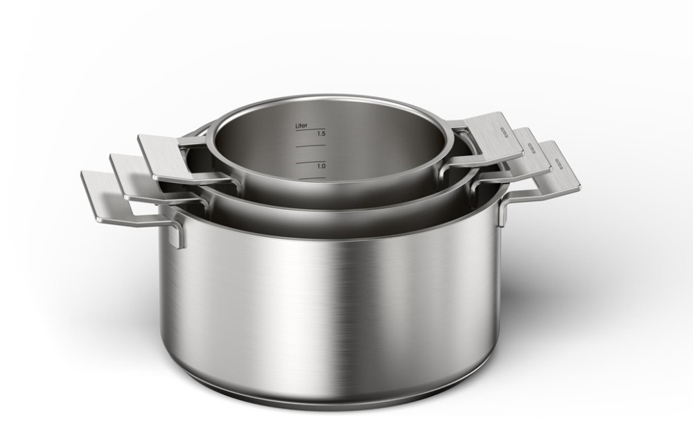 Bộ xong nồi inox 6 món Bosch HEZ9SE060 - Hàng chính hãng