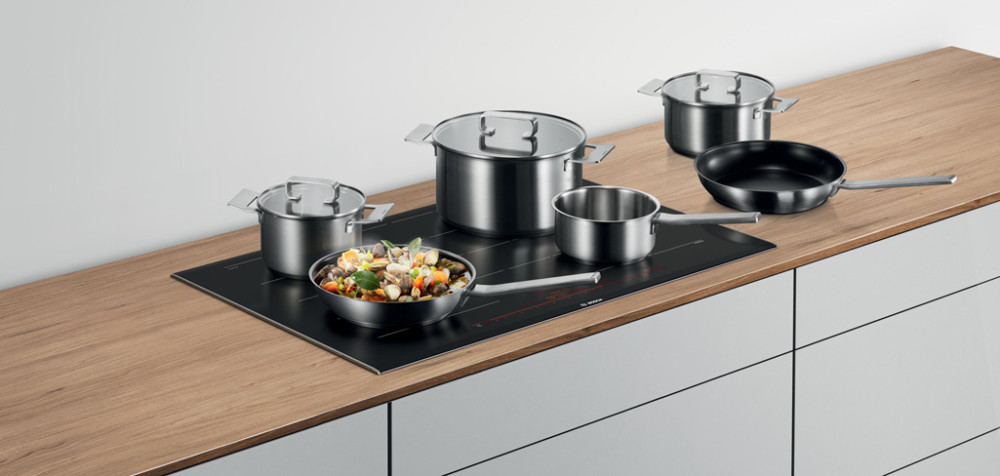 Bộ xong nồi inox 6 món Bosch HEZ9SE060 - Hàng chính hãng