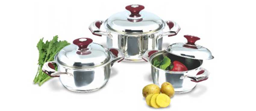 Bộ nồi 3 đáy Sunhouse SH555 - Hàng chính hãng