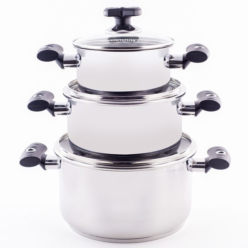 Bộ nồi 3 đáy Sunhouse SH889 - Hàng chính hãng