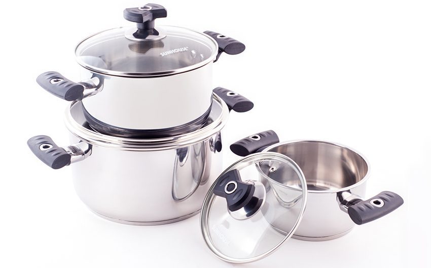 Bộ nồi 3 đáy Sunhouse SH889 - Hàng chính hãng