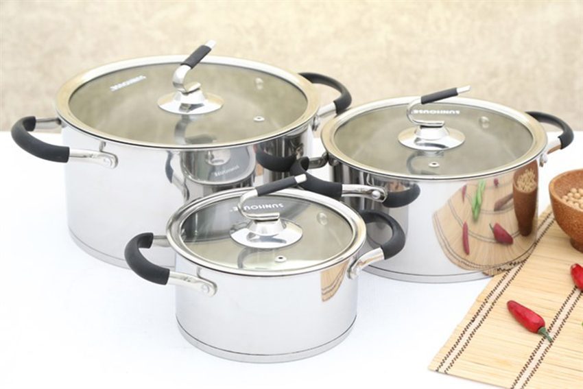 Bộ nồi 3 đáy Sunhouse SH891