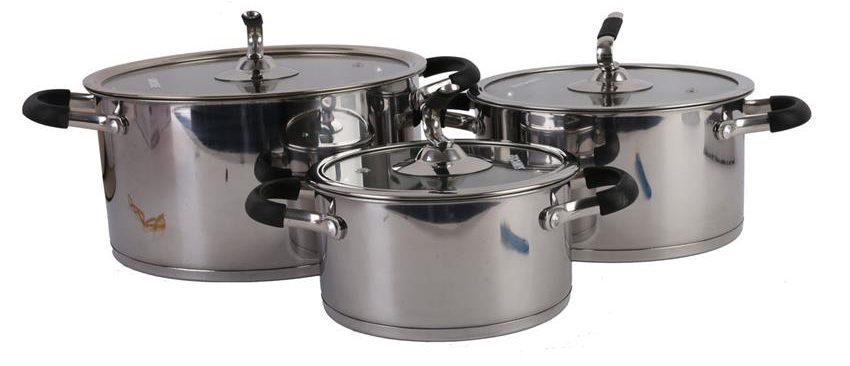Thiết kế của bộ nồi 3 đáy Sunhouse SH891