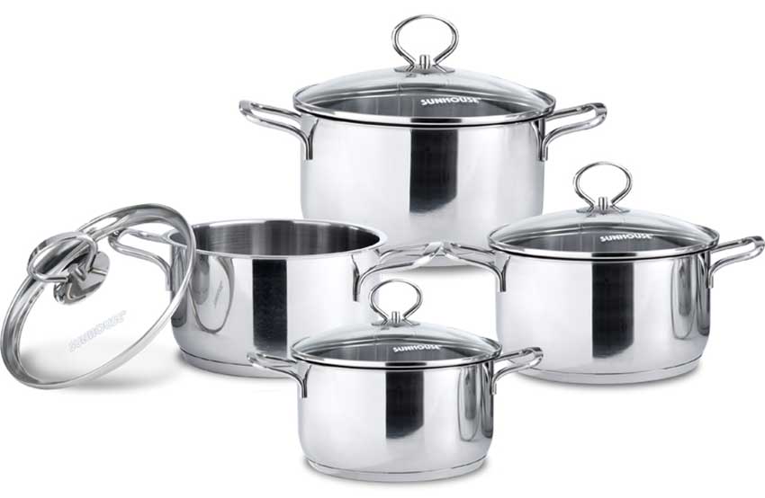 Bộ nồi 3 đáy Sunhouse SHG686 - Hàng chính hãng