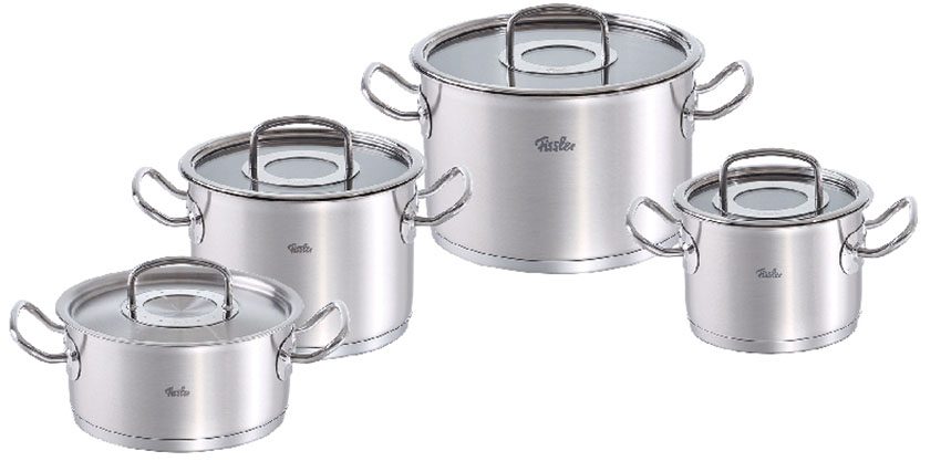 Bộ nồi 4 món nắp kính Fissler ORIGINAL PRO 084-126-04-000 