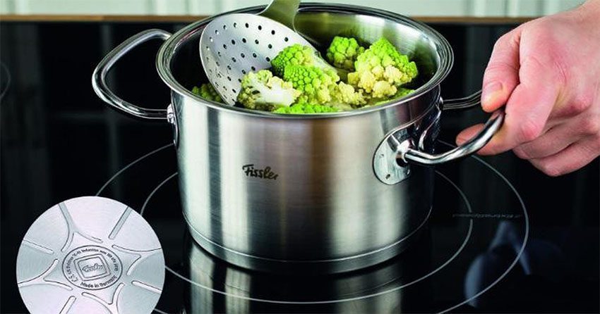 Bộ nồi 4 món nắp kính Fissler ORIGINAL PRO 084-126-04-000  với tay cầm cách nhiệt