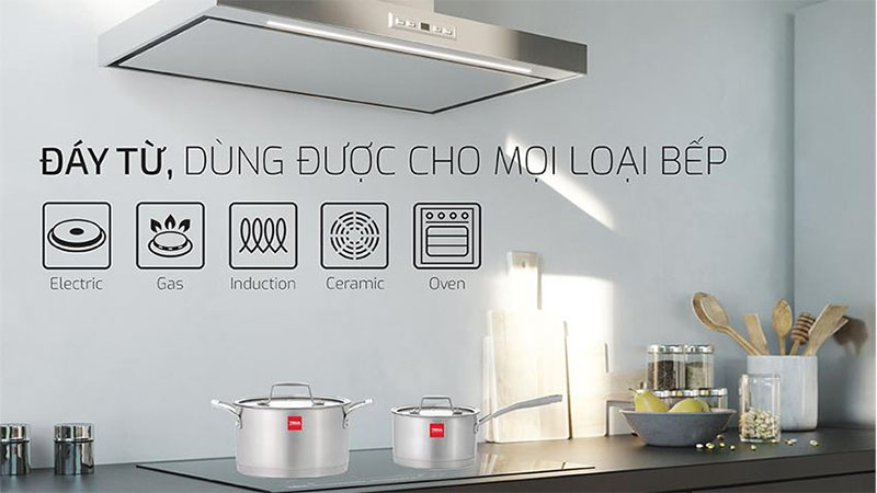 Bộ nồi 4 món Teka SS1601 - Hàng chính hãng