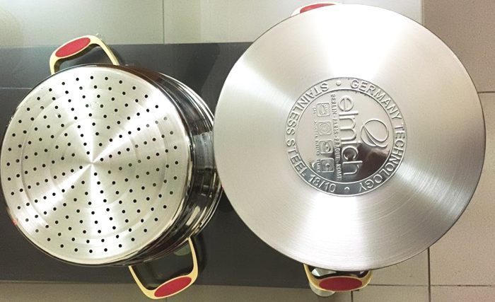 Đáy Elmich Red Velvet - Kèm xửng hấp