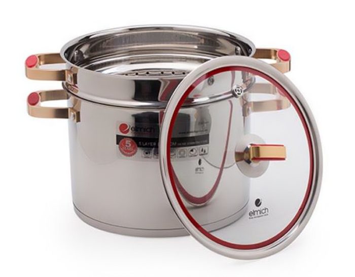 Bộ nồi 5 đáy Elmich Red Velvet 