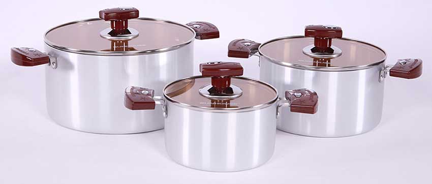 Bộ nồi Anod Sunhouse SH8933 - Hàng chính hãng