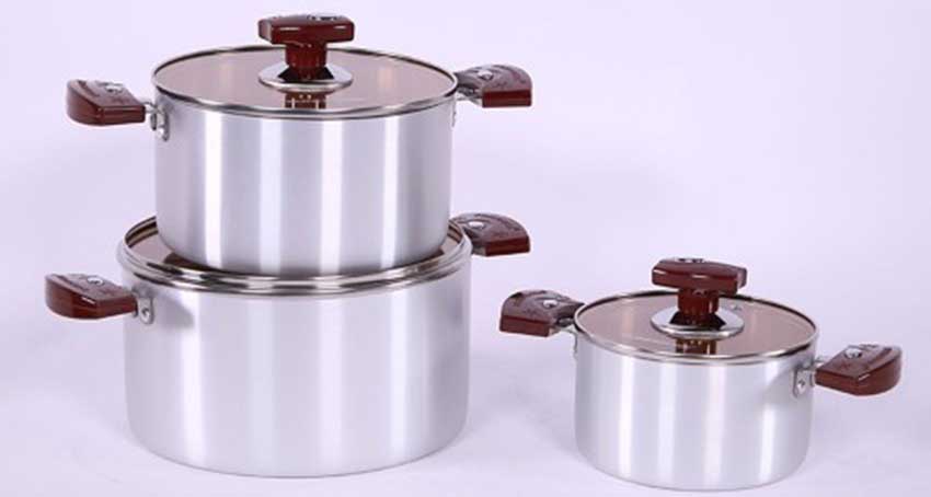 Bộ nồi Anod Sunhouse SH8933 - Hàng chính hãng