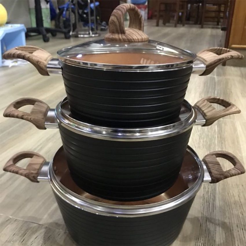 Bộ nồi Ceramic đáy từ Sunhouse SHG2003MCA - Hàng chính hãng