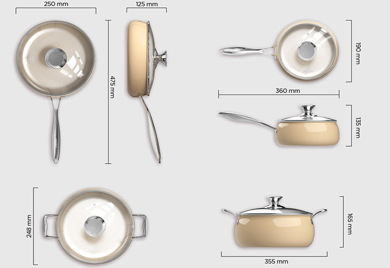 Bộ nồi Hawonkoo CWH-070-CF - Hàng chính hãng