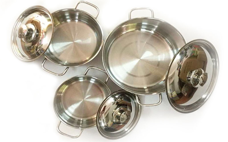 Bộ nồi Inox 3 món Sharp PR-HECS1 - Hàng chính hãng