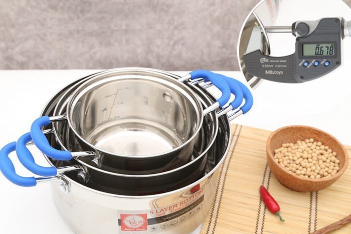 Bộ nồi Inox Elmich Smartcook SMR3 - Hàng chính hãng