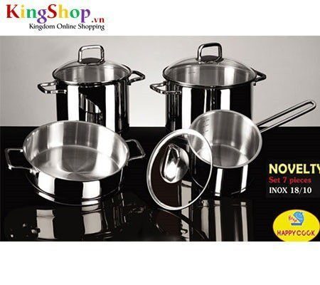 Bộ nồi Inox Happy Cook Novelty HC07NV