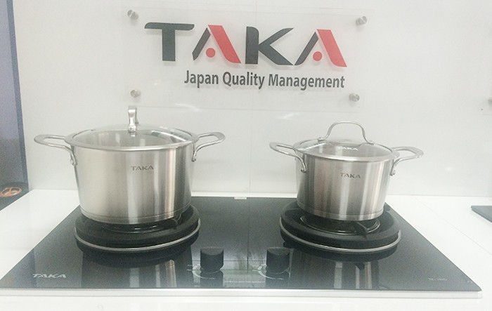 Bộ nồi inox Taka NI03V 3 đáy cao cấp - Hàng chính hãng