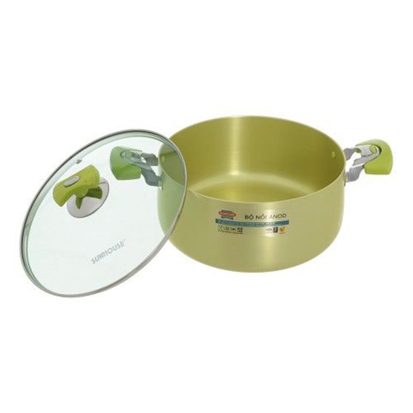 Thiết kế của bộ nồi Anod Sunhouse SH8835