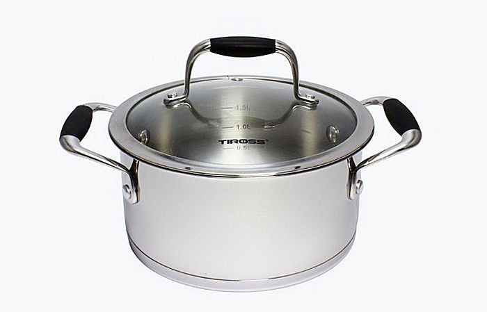 Bộ nồi inox 5 đáy cao cấp Tiross TS870 - Hàng chính hãng