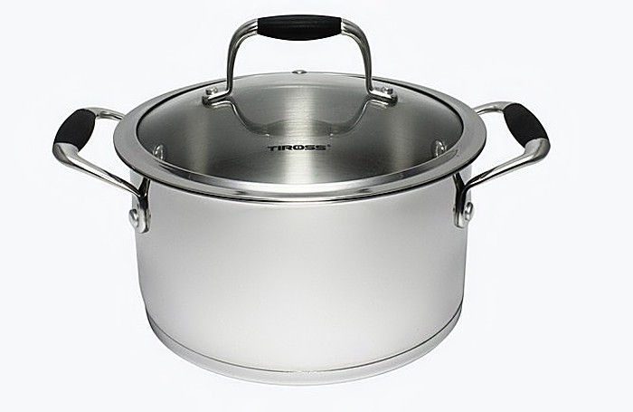 Bộ nồi inox 5 đáy cao cấp Tiross TS870 - Hàng chính hãng